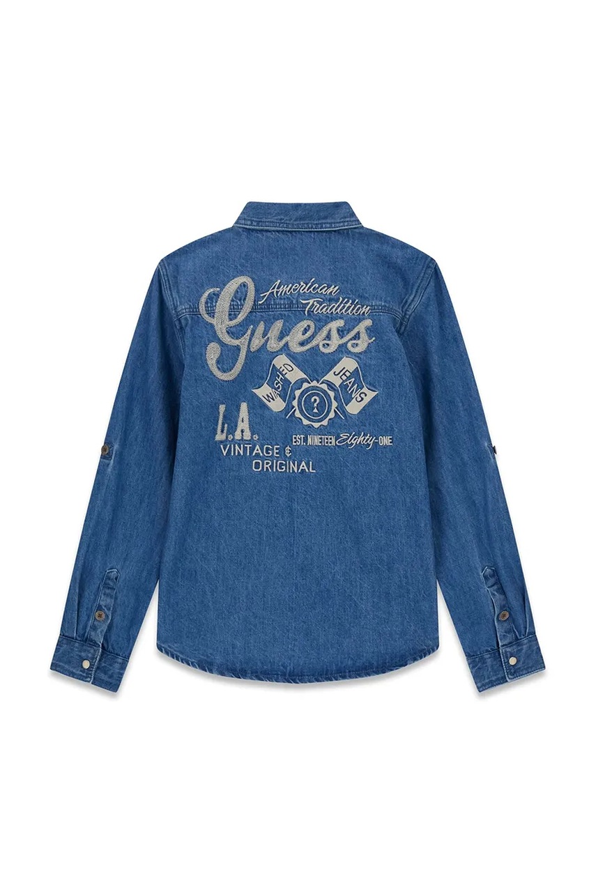 Guess  риза за деца от памук
