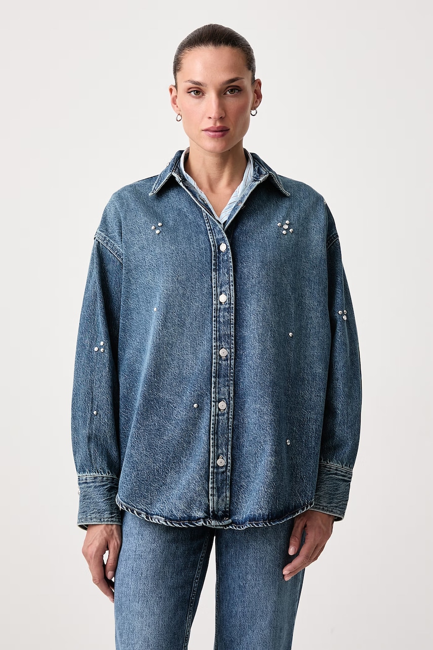Levi's  košeľa dámska s bavlnou JORDAN DENIM
