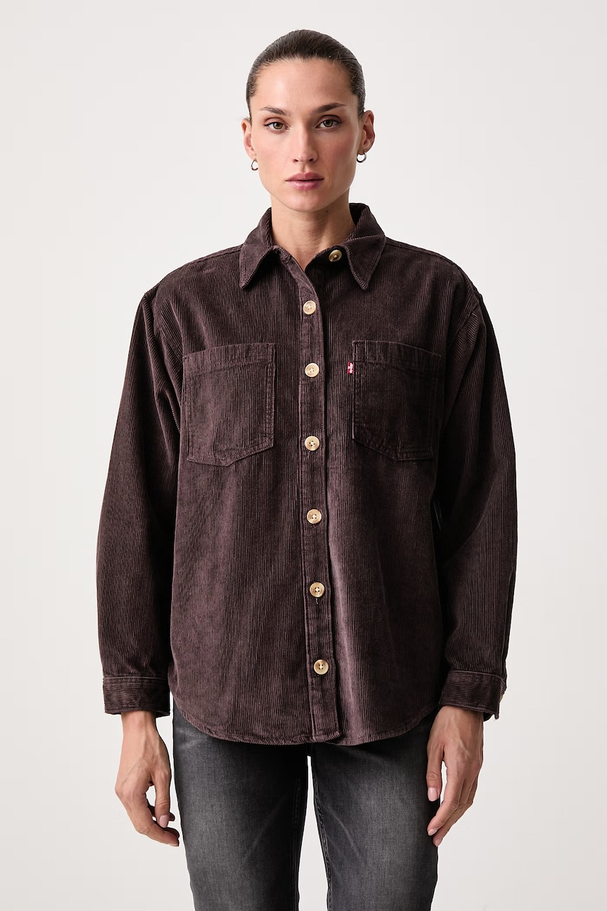 Levi's  cămașă de damă din catifea reiată IRIS OVERSHIRT