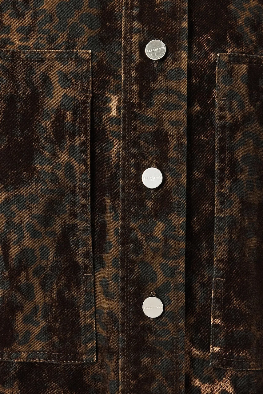 AllSaints AllSaints πουκάμισο γυναικείο ντένιμ EDEN FLOCK - 5
