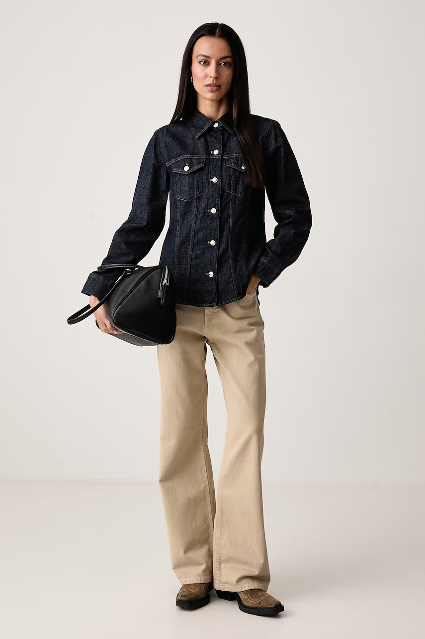 Calvin Klein Jeans πουκάμισο γυναικείο ντένιμ
