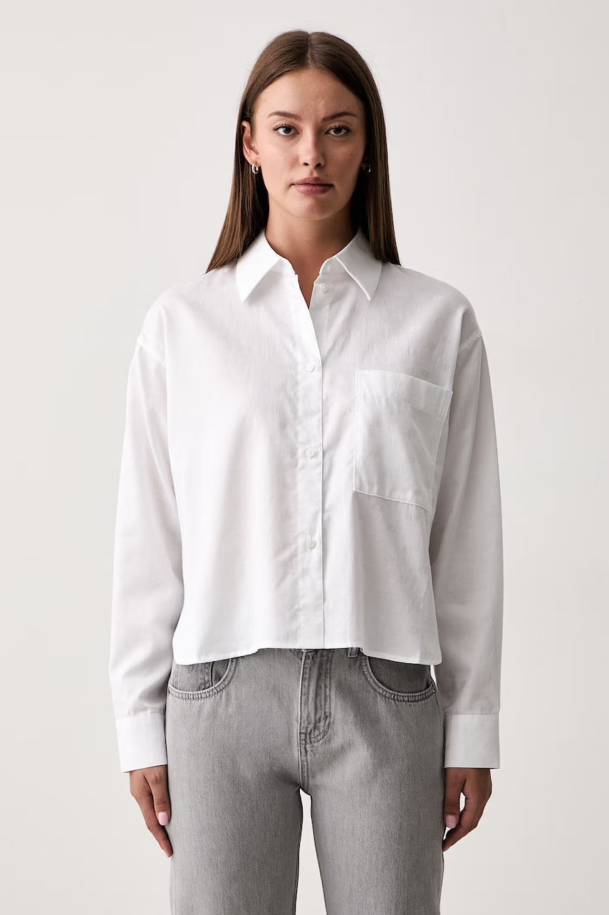 Armani Exchange koszula damska bawełniana