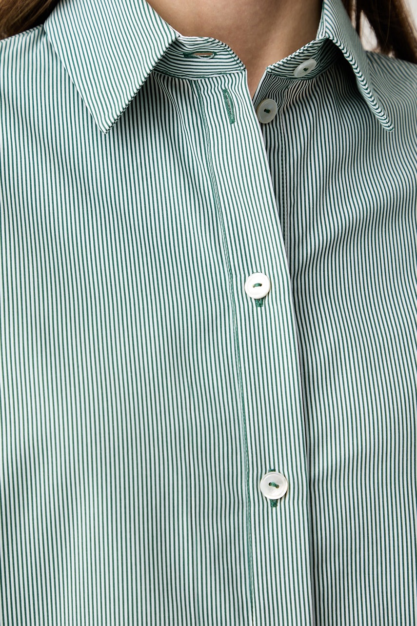 MM by Max Mara MM by Max Mara πουκάμισο γυναικείο βαμβακερό MMLDANZA - 5
