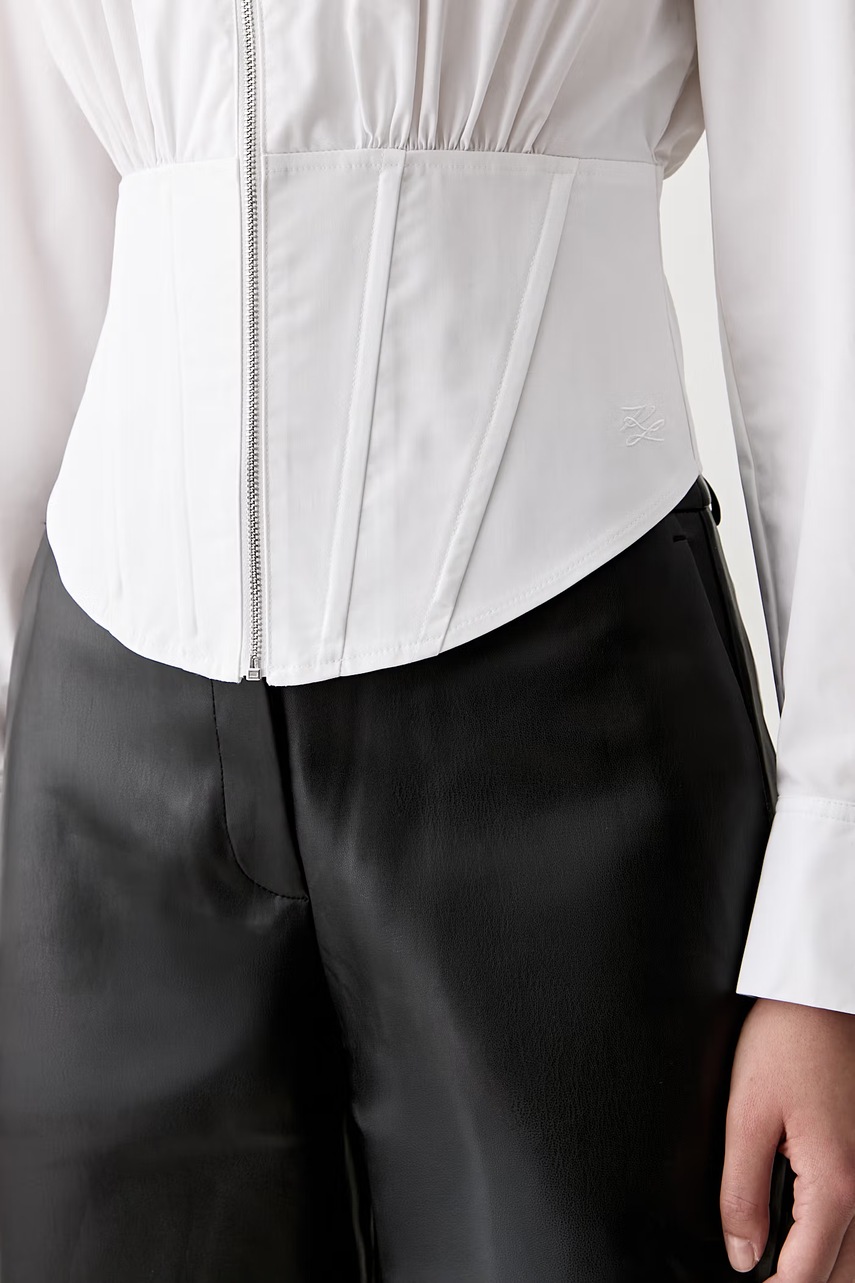 Karl Lagerfeld košeľa dámska bavlnená