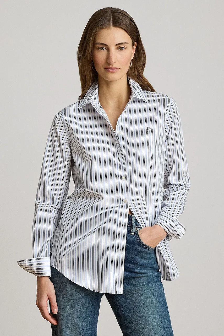 Lauren Ralph Lauren cămașă pentru femei, din bumbac