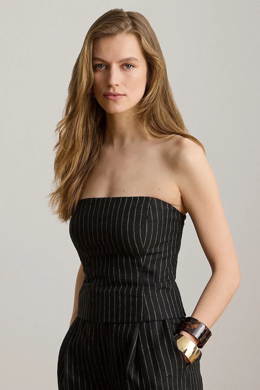 Lauren Ralph Lauren bluză pentru femei din in