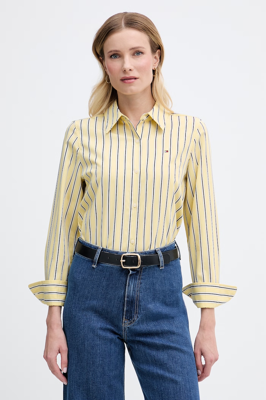 Tommy Hilfiger cămașă pentru femei, din bumbac