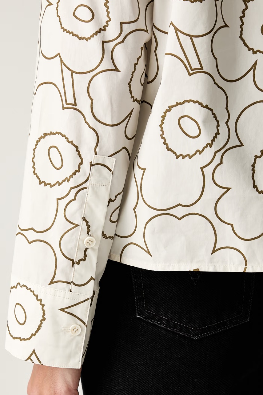 Marimekko Marimekko πουκάμισο γυναικείο βαμβακερό - 5