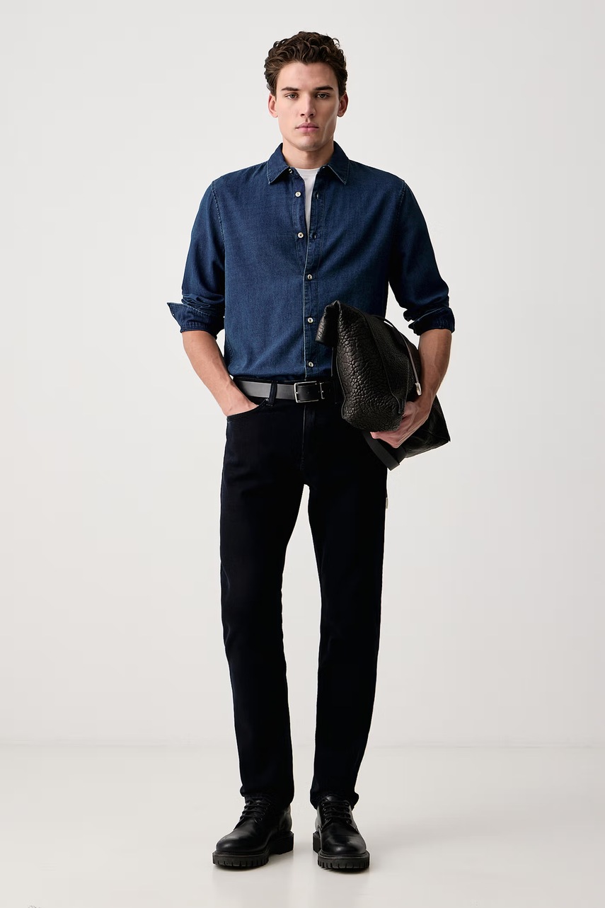 Scotch & Soda  риза мъжка от памук