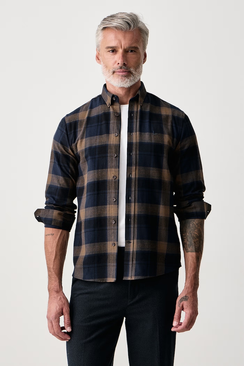 Lindbergh πουκάμισο ανδρικό βαμβακερό
