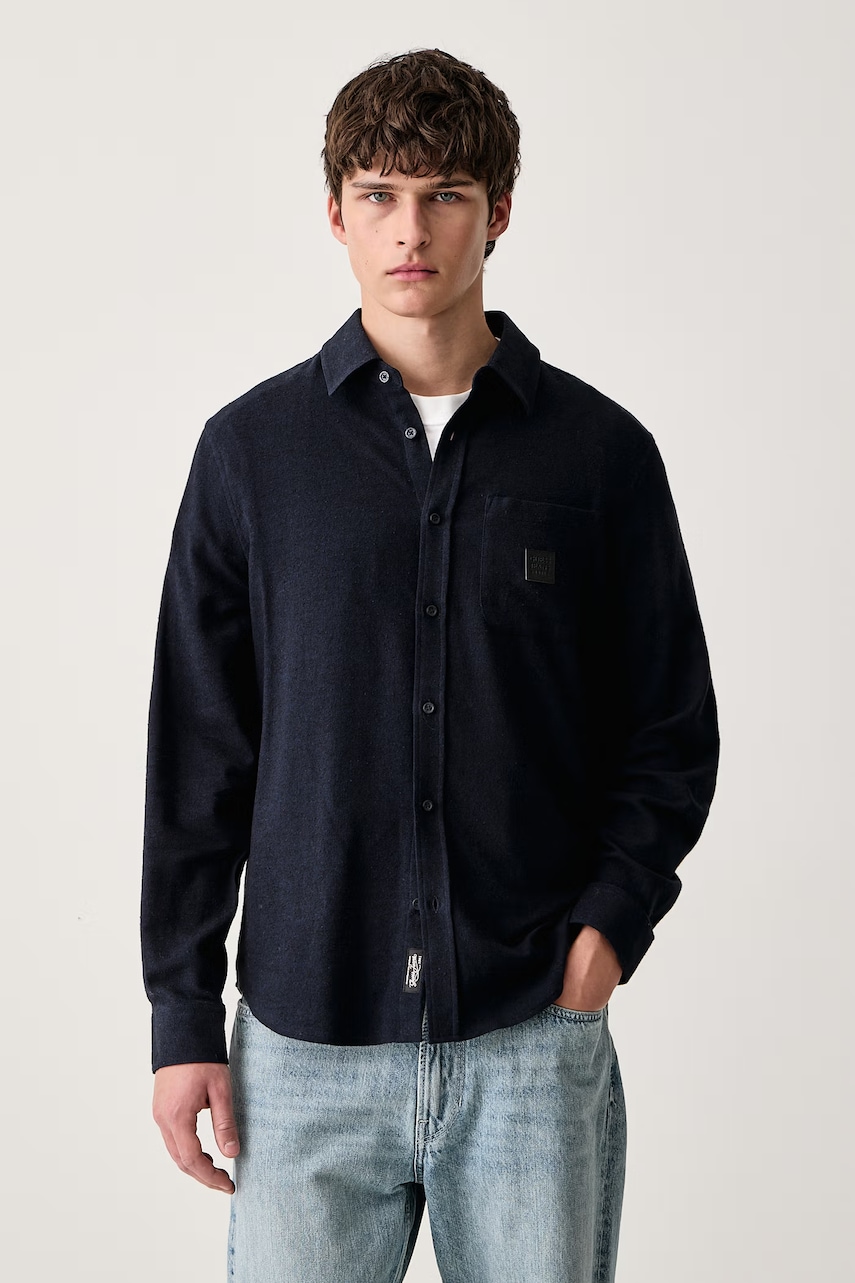 Guess Jeans košulja za muškarce od pamuka