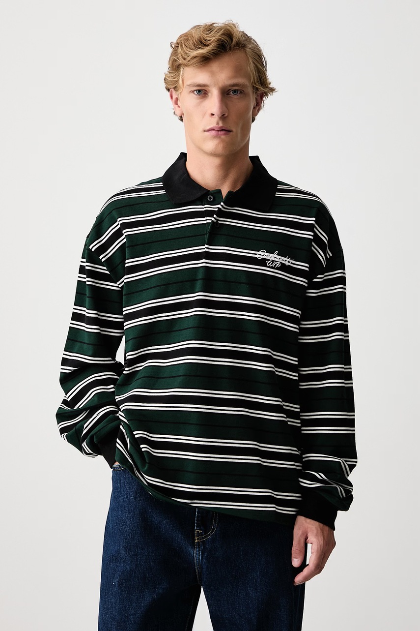 Carhartt WIP  Devitt Rugby Shirt longsleeve pentru bărbați din bumbac