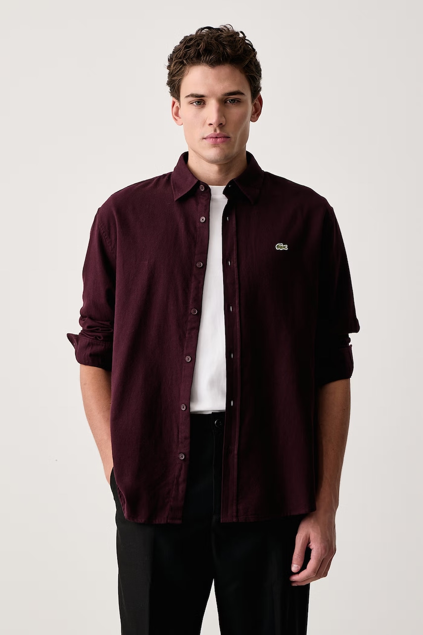 Lacoste cămașă pentru bărbați din bumbac