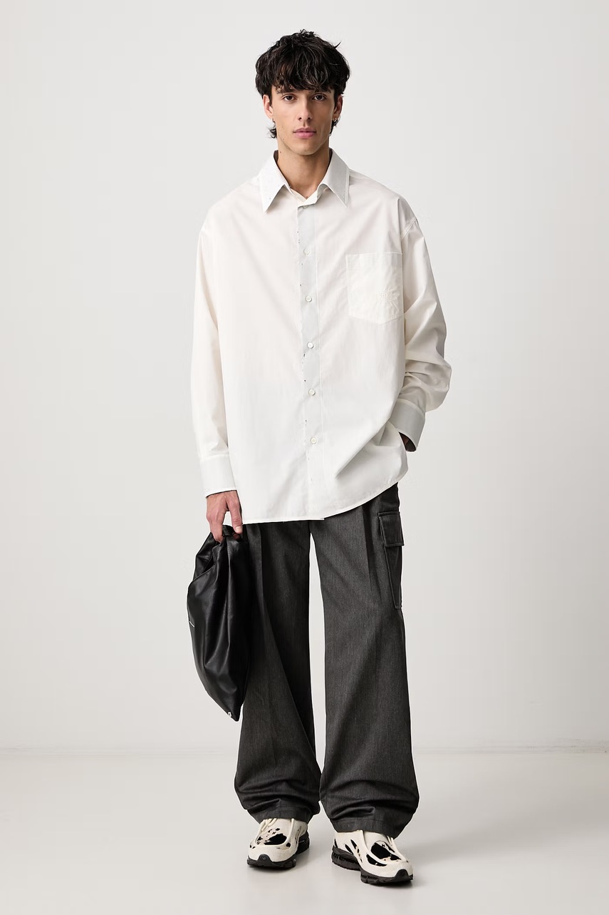 MM6 Maison Margiela  риза мъжка от памук