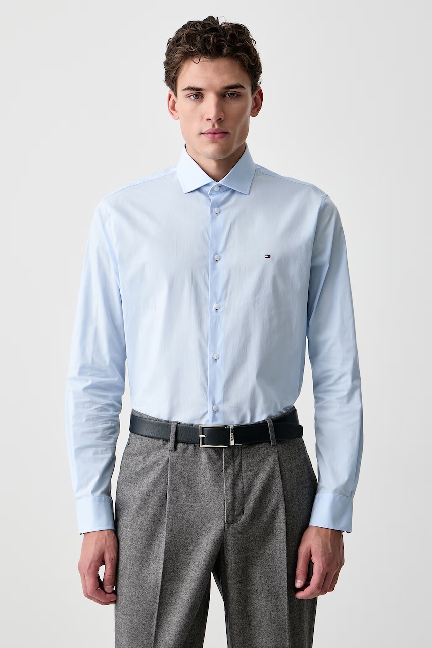 Tommy Hilfiger košulja za muškarce s pamukom