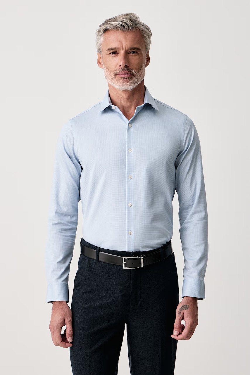 Calvin Klein  košeľa non-iron pánska s bavlnou