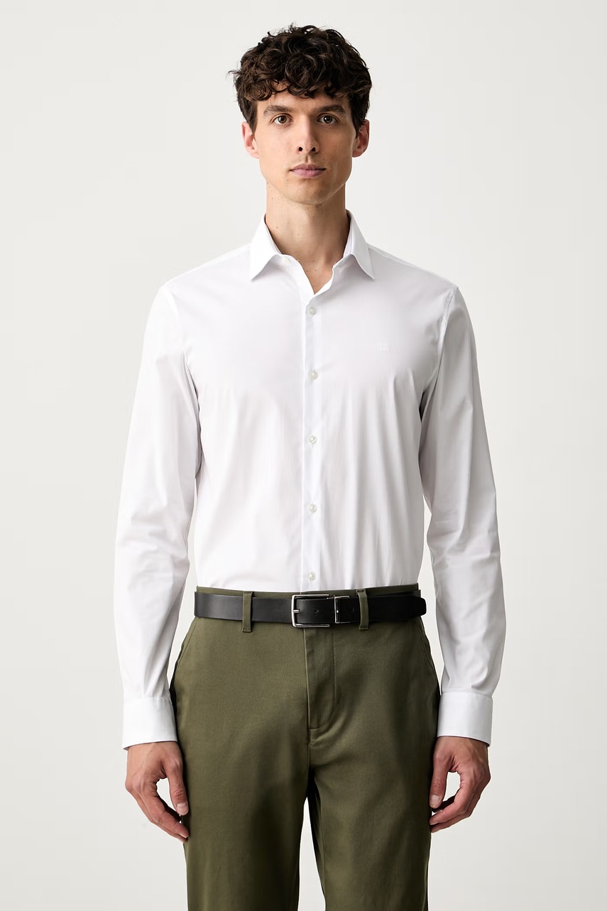 Calvin Klein  košulja za muškarce od pamuka s elastanom
