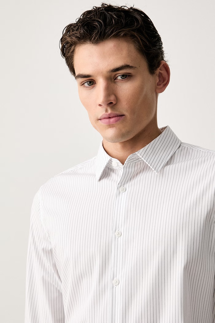 Calvin Klein košile pánská bavlněná s elastanem (obrázek 4)