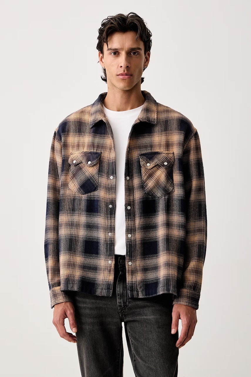 Levi's  košeľa pánska bavlnená LS BOXY WESTERN