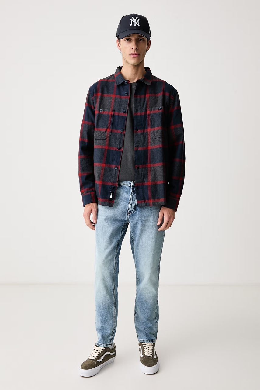 Vans  мъжки от памук Larkspur Plaid Flanel