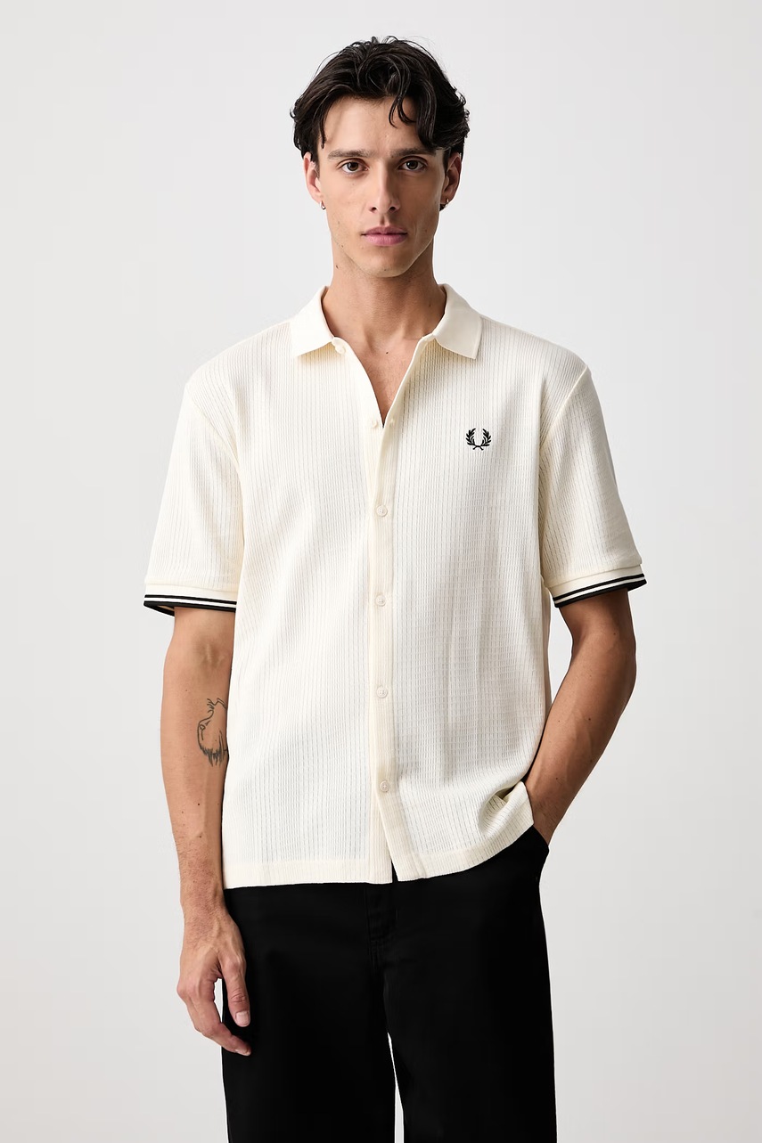 Fred Perry  cămașă din bumbac pentru bărbați