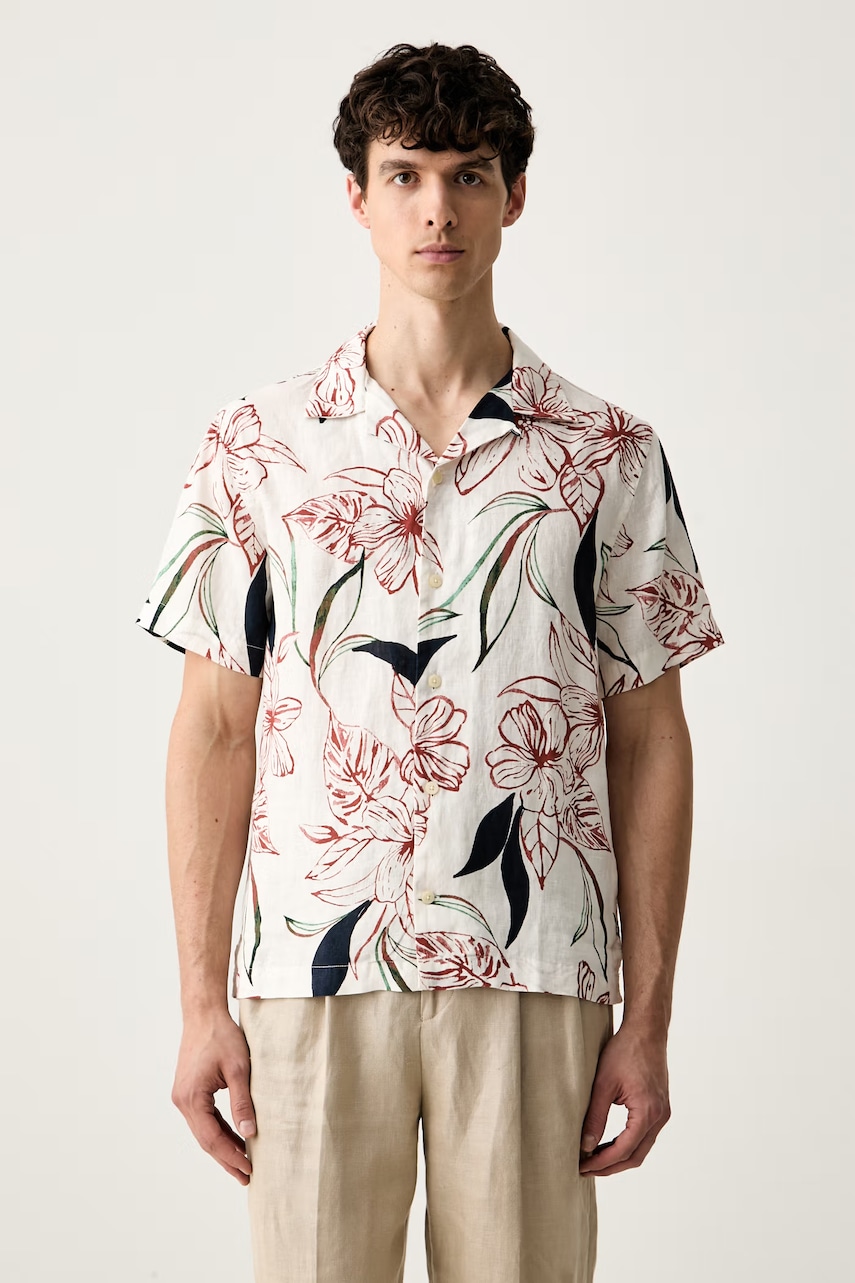 Tommy Hilfiger πουκάμισο ανδρικό λινό