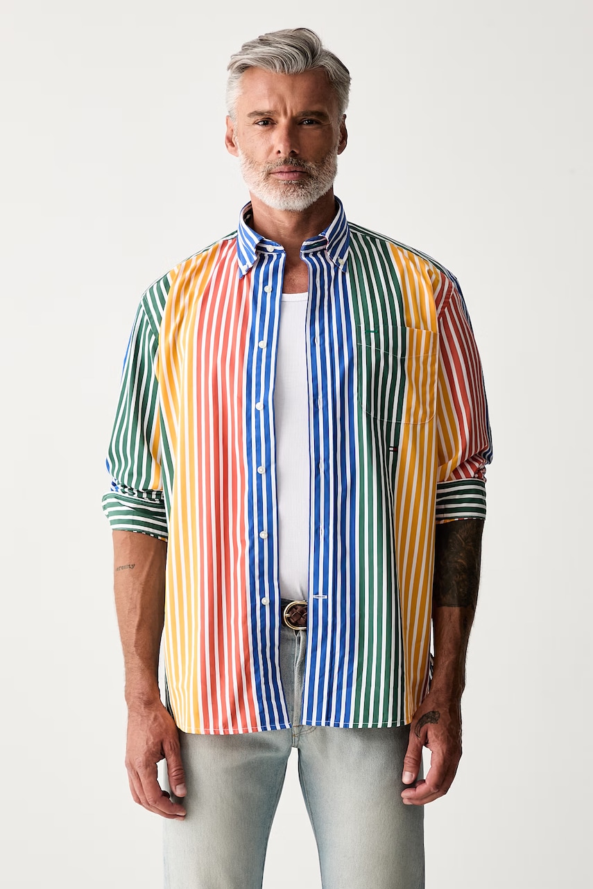 Tommy Hilfiger πουκάμισο ανδρικό βαμβακερό