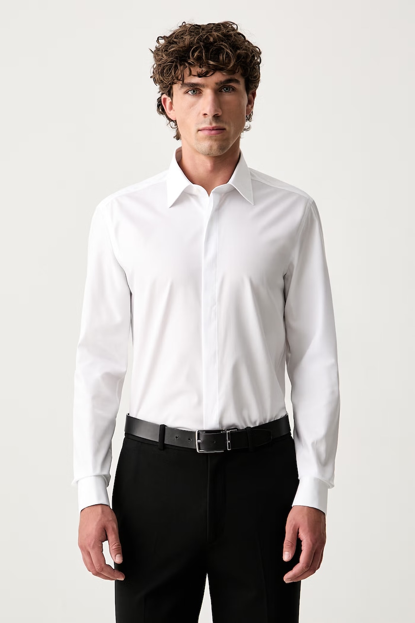 BOSS košeľa pánska bavlnená H-HANK-TUX1-B1-C-263