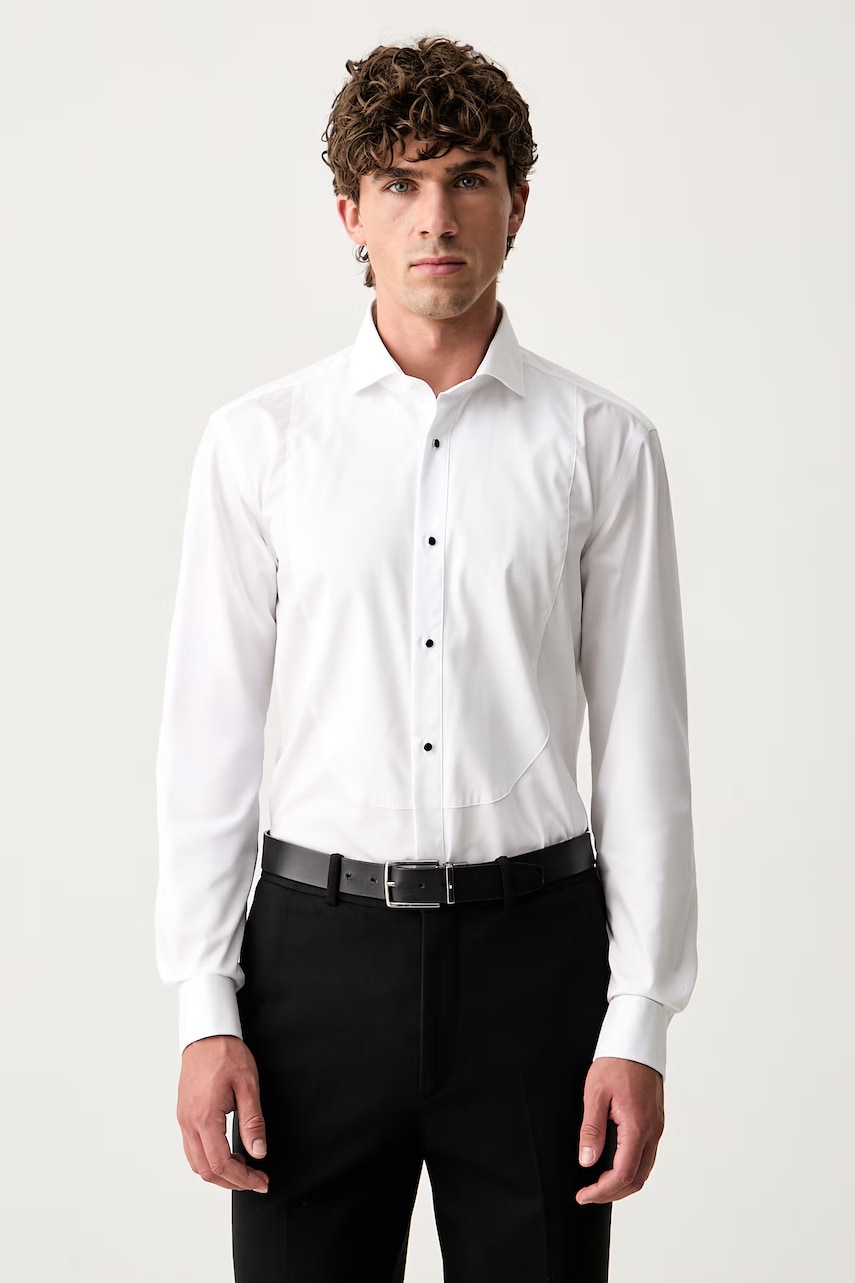 BOSS košulja za muškarce od pamuka H-HANK-TUX4-B1-C-263