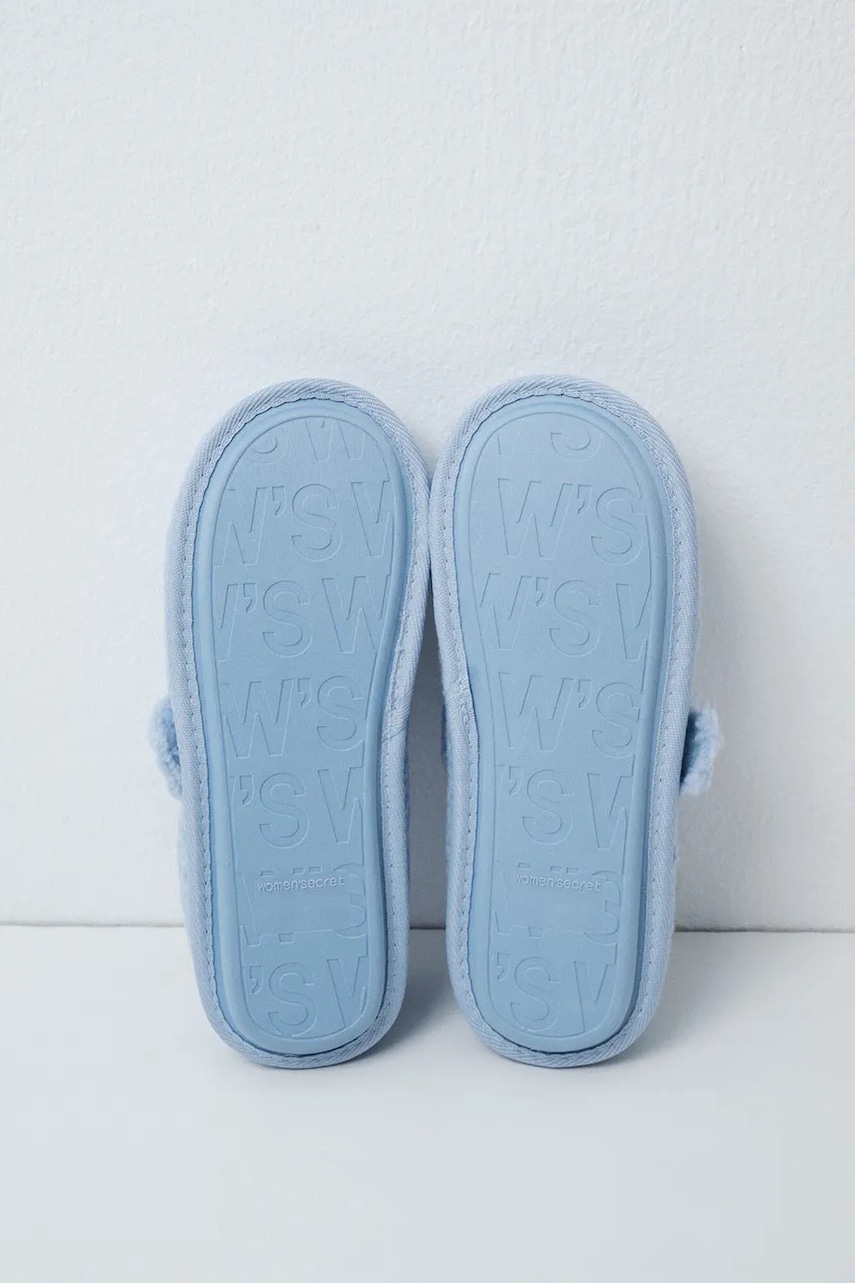 women'secret μαλακές παντόφλες Γυναικεία MCC HK BLUE SLPRS