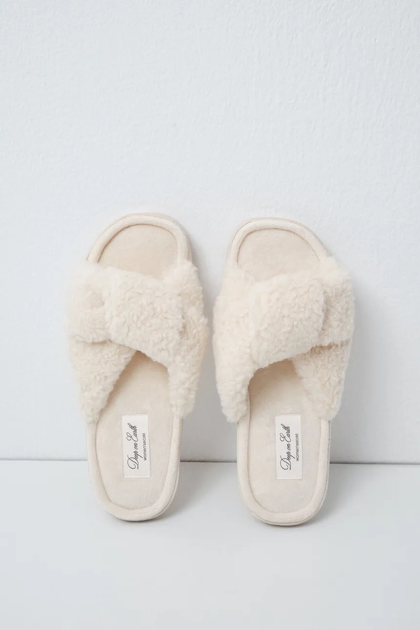 women'secret papuče za žene MMB KNOT SLPRS ECRU