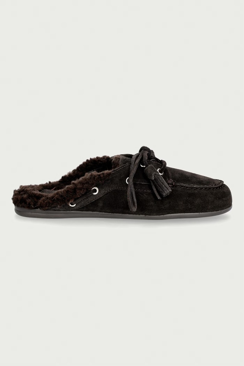 Posa παντόφλες Γυναικείες σουέτ Boat Loafer Mule