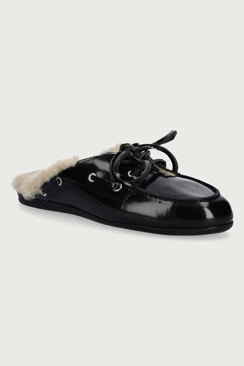 Posa kapcie damskie skórzane Boat Loafer Mule