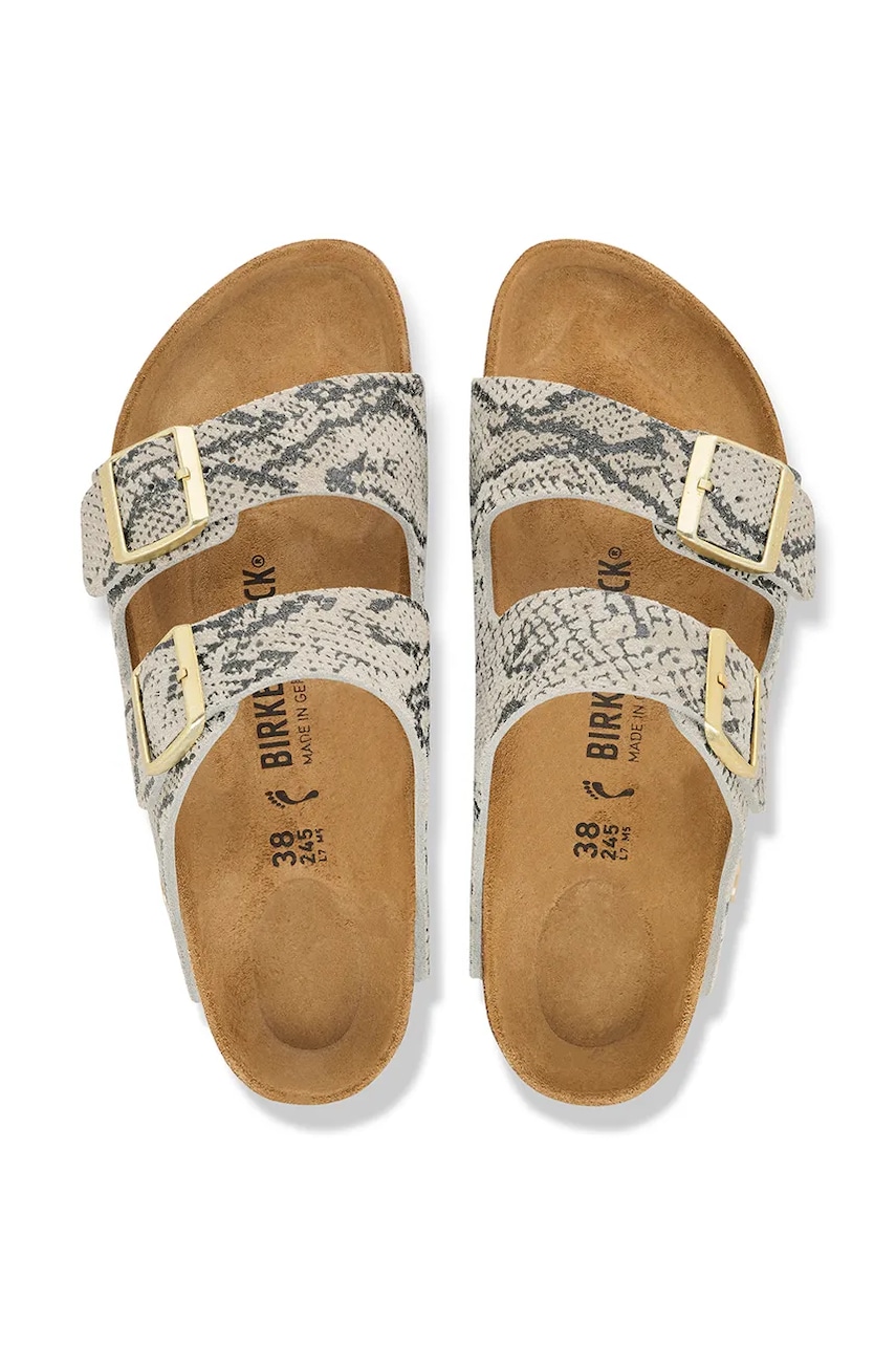 Birkenstock šľapky dámske semišové Arizona Suede Leather Snake