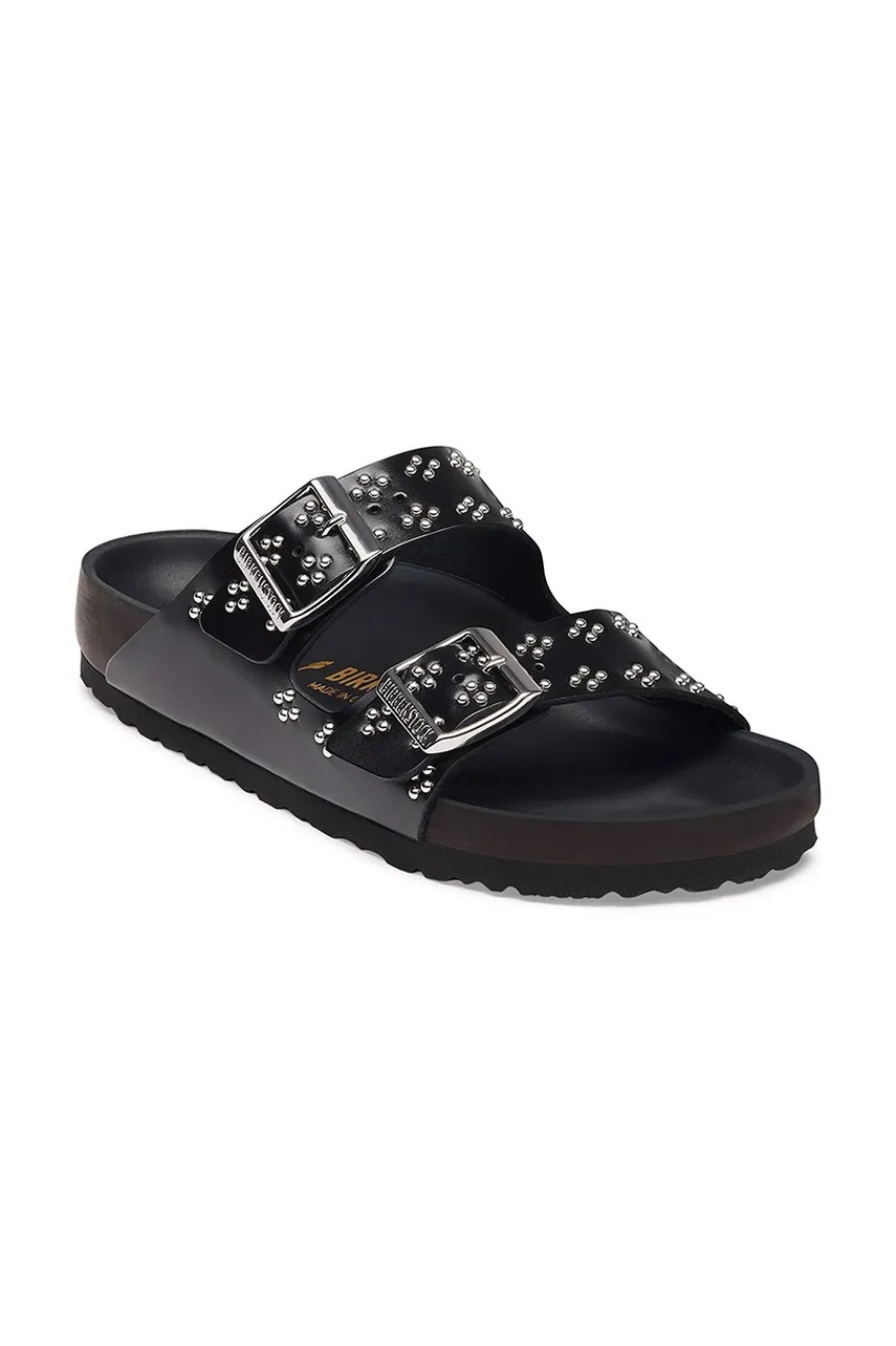 Birkenstock  чехли дамски от кожа Arizona Exquisite Rivets