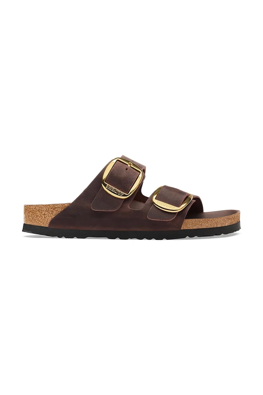 Birkenstock klapki damskie skórzane Arizona Big Buckle Oiled Leather