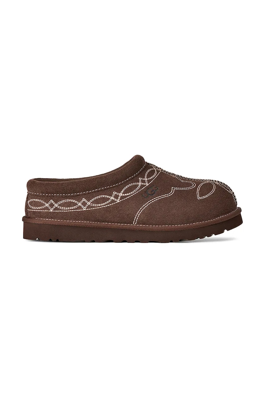 UGG  M Tasman Western papuci de casă pentru femei din piele întoarsă