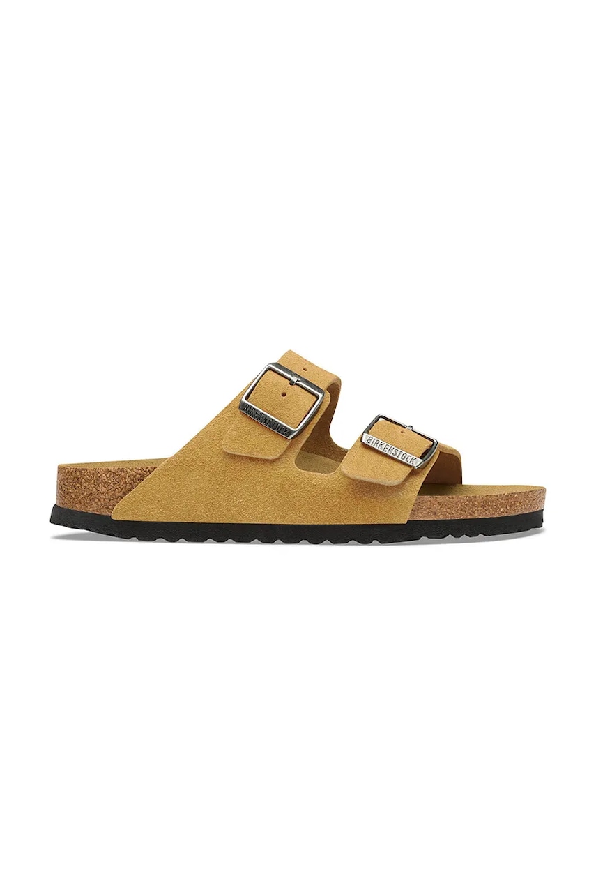 Birkenstock klapki zamszowe Arizona Soft Footbed Suede Leather