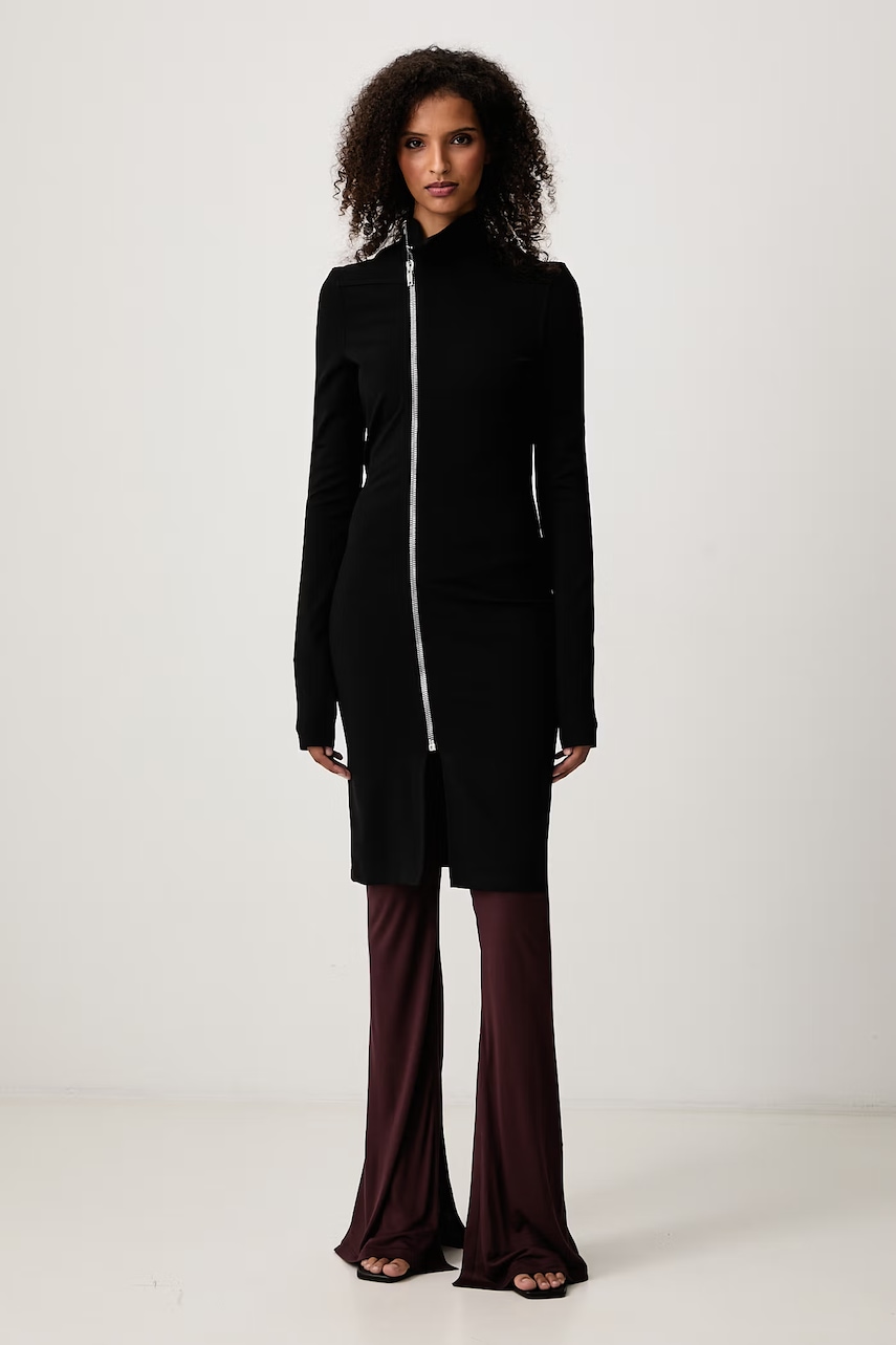 Rick Owens Lilies palton pentru femei cu vâscoză Gary