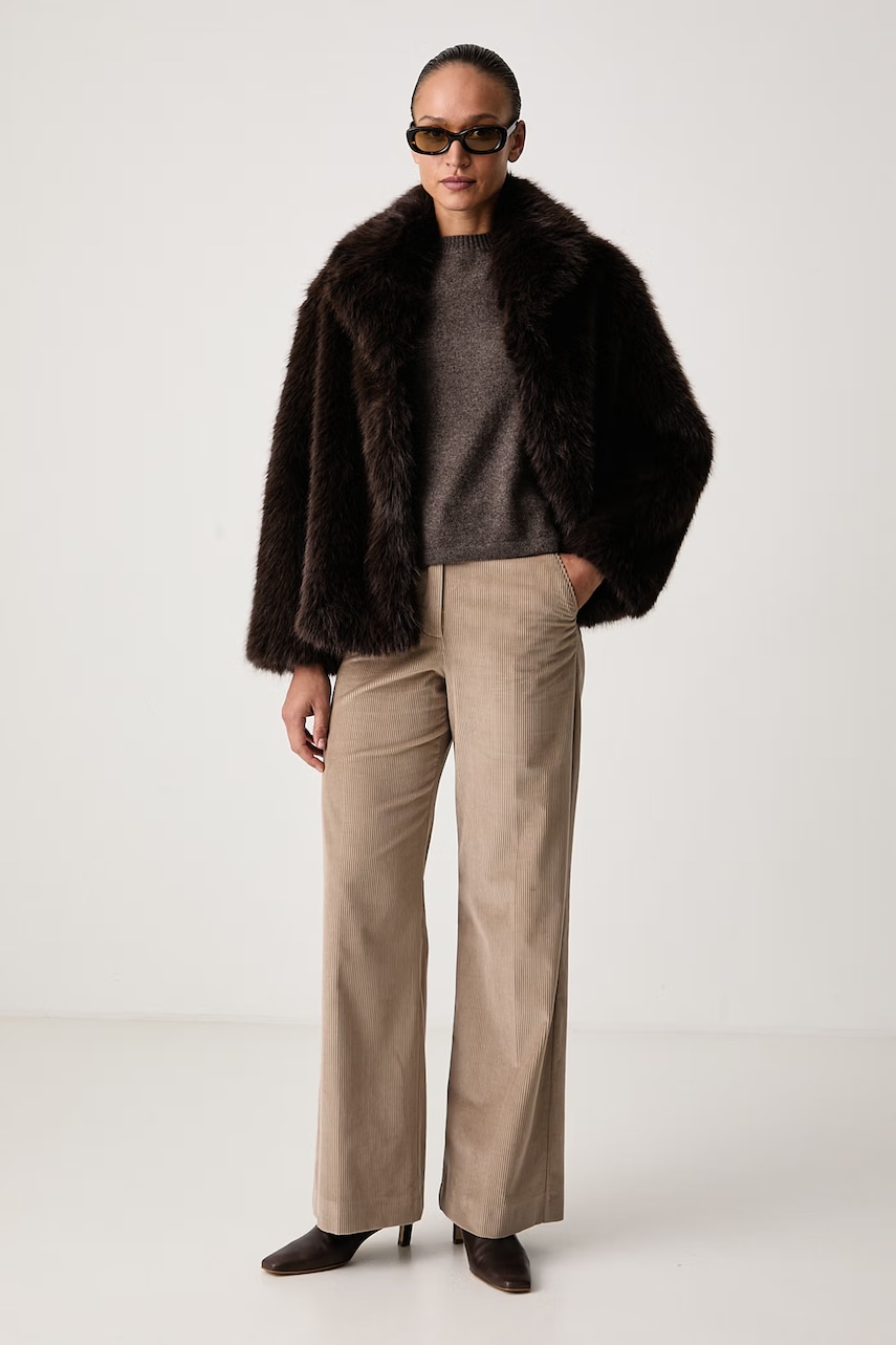 Weekend Max Mara  палто от еко пух дамско WKIOZIOSO