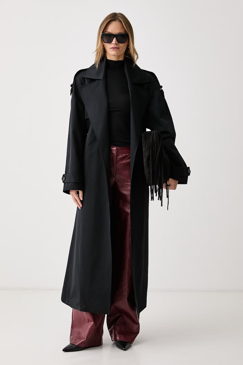 Le Privé  палто дамско от памук SOLANGE COAT NOIR