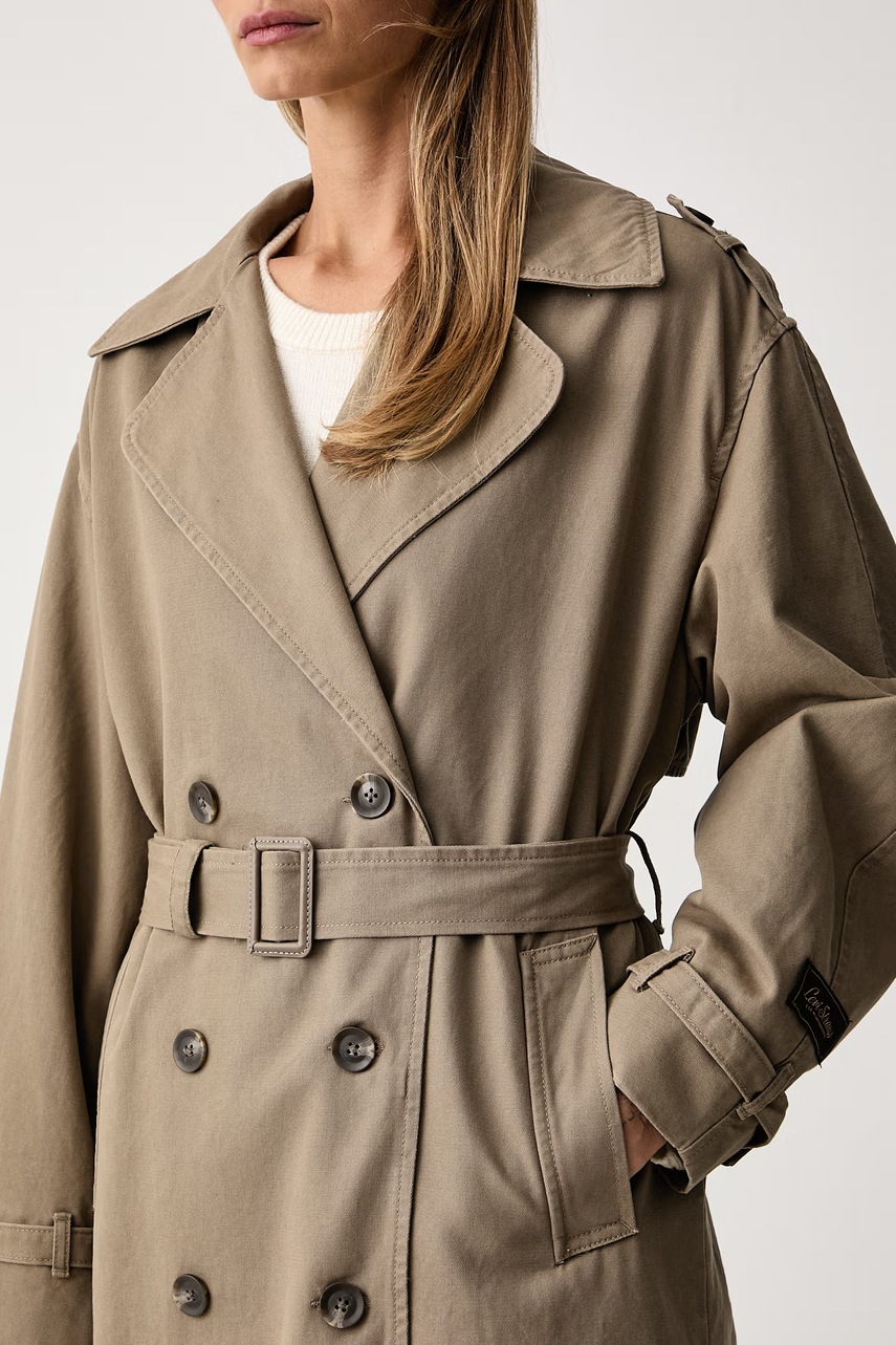 Levi's Levi's καμπαρντίνα γυναικεία βαμβακερή SERENA LONG TRENCH - 4