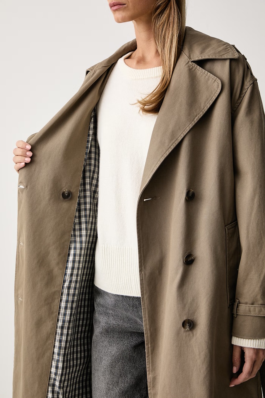 Levi's Levi's καμπαρντίνα γυναικεία βαμβακερή SERENA LONG TRENCH - 6