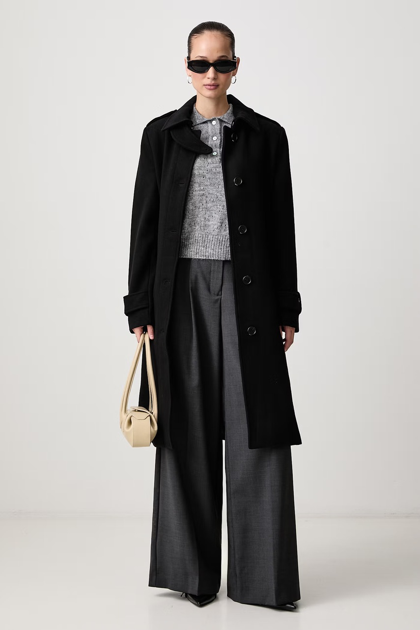 DKNY  палто дамско с вълна