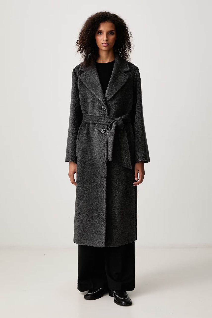 Weekend Max Mara παλτό γυναικείο με μαλλί WKDBRONTE