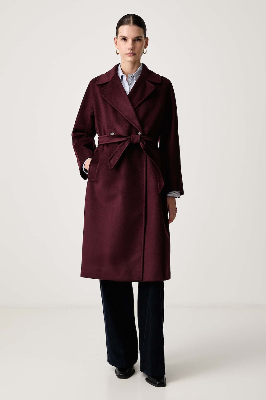 Weekend Max Mara palton pentru femei din lână WKDRESINA