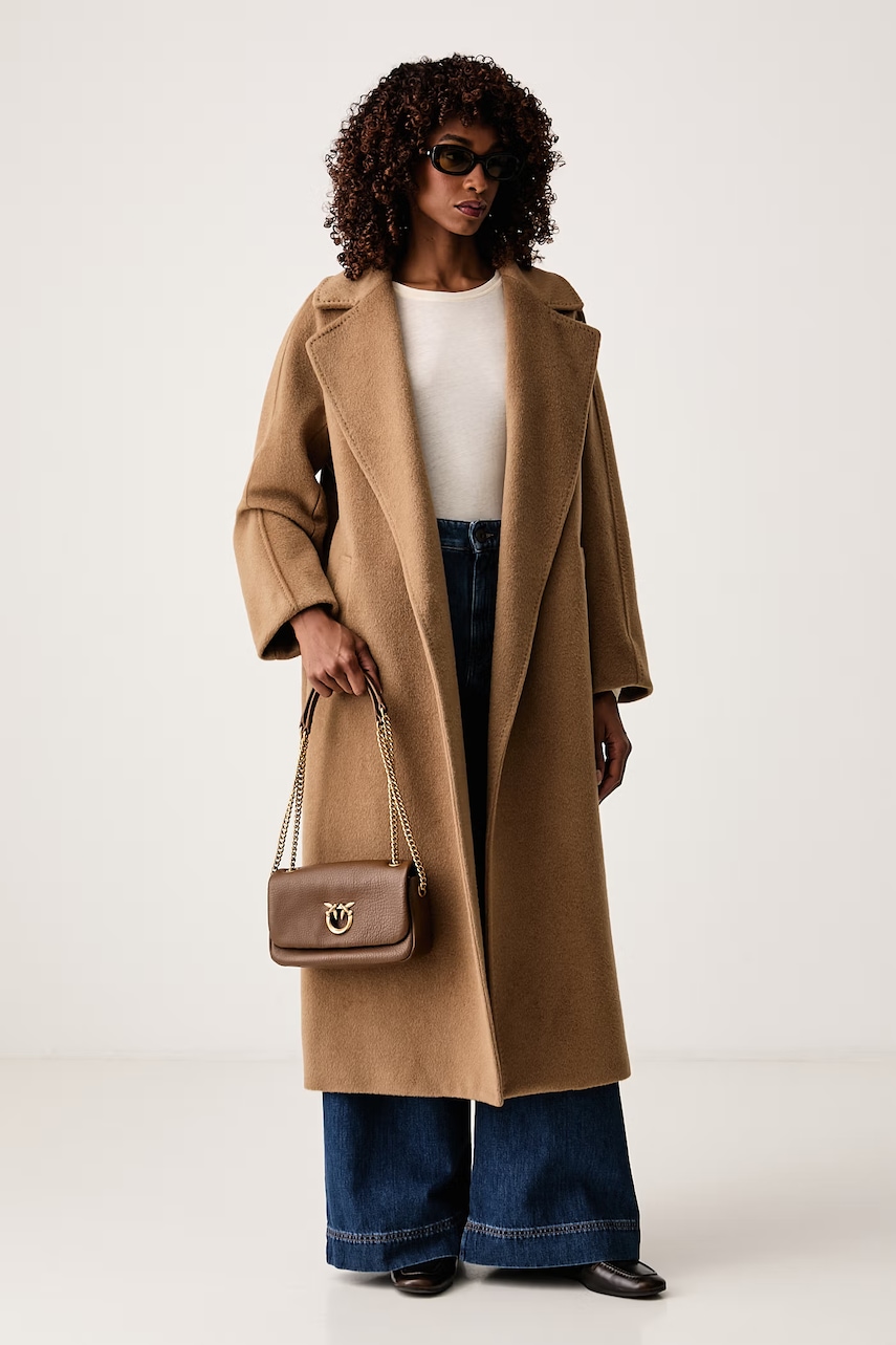 Weekend Max Mara παλτό γυναικείο με μαλλί WKDTEMPERA