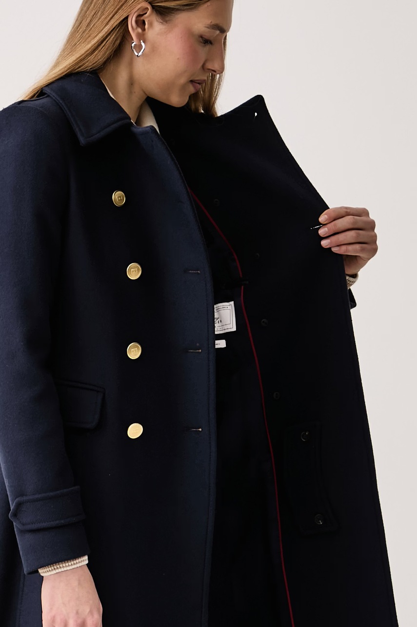 Tommy Hilfiger Tommy Hilfiger παλτό γυναικείο με μαλλί - 6
