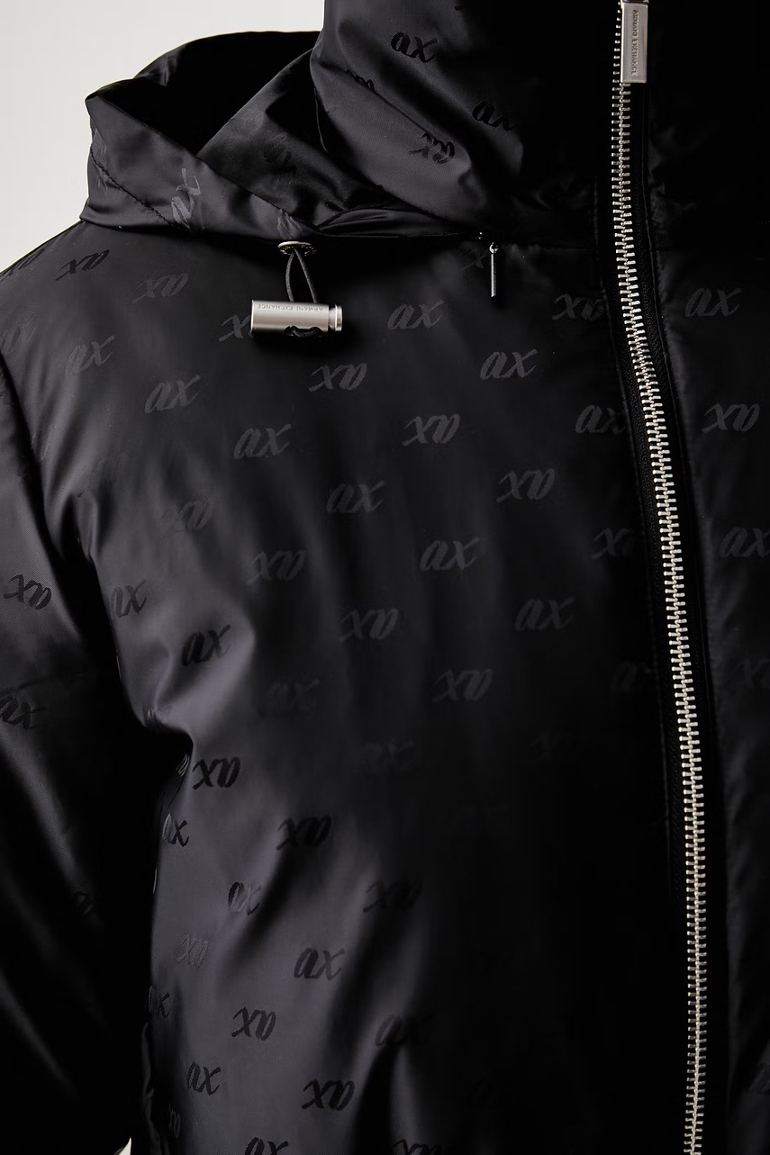 Armani Exchange dlouhá bunda dámská (obrázek 5)
