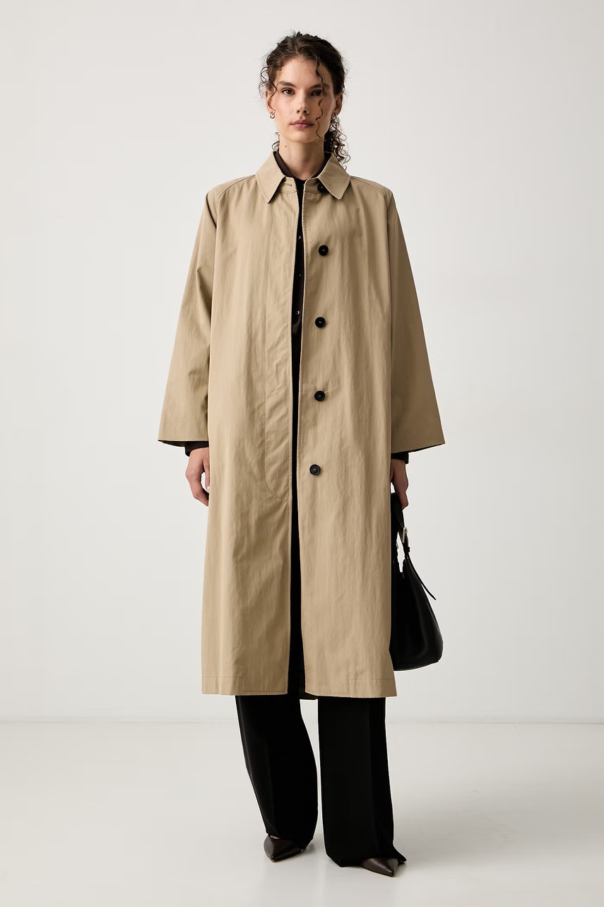 Weekend Max Mara καμπαρντίνα γυναικεία με βαμβάκι WKDANGUS